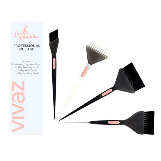 Hair Color Brush Set – Ultra Soft, Chemical Resistant Brushes for Mixing & Applying Hair Dye