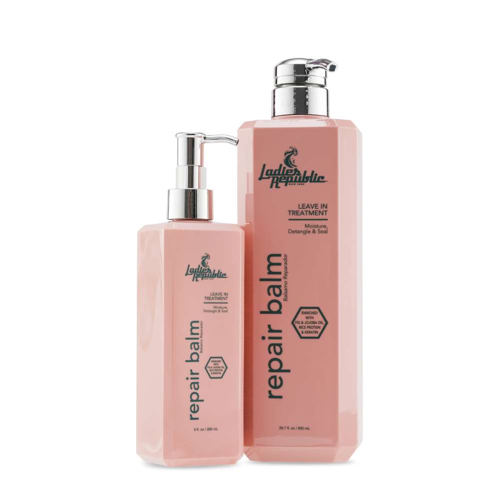 Leave-In Hair Balm – Professional Treatment with Keratin, Fig Seed & Vitamin E for Repair, Hydration & Frizz Control