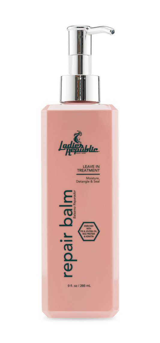 Leave-In Hair Balm – Professional Treatment with Keratin, Fig Seed & Vitamin E for Repair, Hydration & Frizz Control
