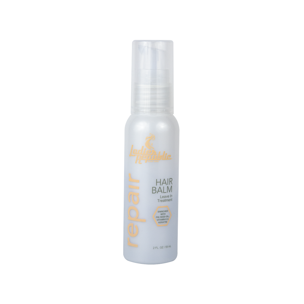 Hair Care Treatment – Leave-In Conditioner Hair Balm – Professional Hair Treatment for Dry Damaged Hair, Hair Repair and Hydration – Enriched with Fig Seed, Keratin, Vitamin E