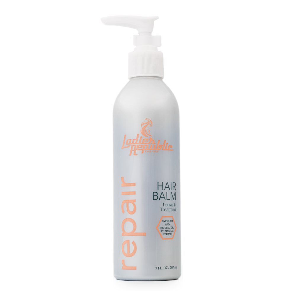 Hair Care Treatment – Leave-In Conditioner Hair Balm – Professional Hair Treatment for Dry Damaged Hair, Hair Repair and Hydration – Enriched with Fig Seed, Keratin, Vitamin E